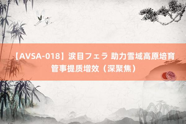 【AVSA-018】涙目フェラ 助力雪域高原培育管事提质增效（深聚焦）