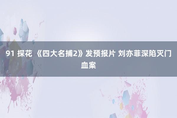 91 探花 《四大名捕2》发预报片 刘亦菲深陷灭门血案